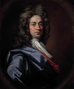 sir john baptiste von Medina ( 1659–1710 ) , porträtmaler , selbstporträt