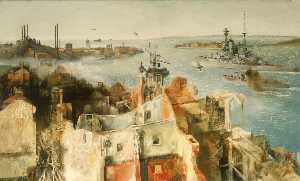 HMS 'Revenge' Leaving Harbour
