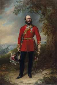 Campo Mariscal HRH Jorge Guillermo frederick charles ( 1819–1904 ) , 2nd Duque de cambridge , Comandante en jefe de los Ejército