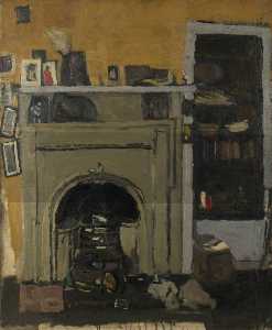 The Fireplace (verso)