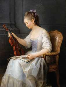portrait dun la violoniste