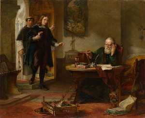 Milton Visitando Galileo quando un prigioniero del Inquisizione