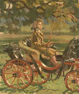Princess Elizabeth Driving a Phaeton