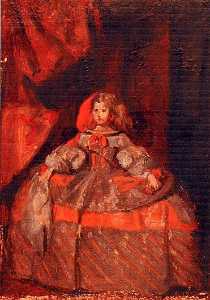 Studio di Velazquez , L'Infanta Margherita , ( pittura )