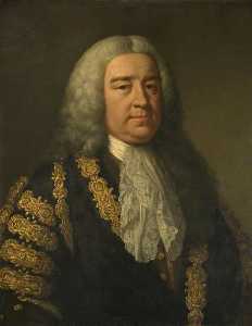 il diritto Onorevole Enrico Pelham ( c . 1695–1754 )