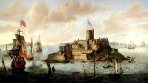 schloss kornett ( vor dem große explosion von 1672 )