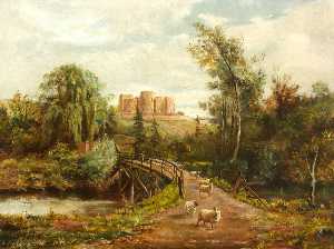 el condado Prisión y el Puente sobre el el monnow , Monmouth