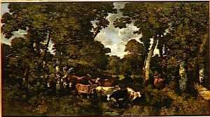 Le Bas Bréau, forêt de Fontainebleau, dit aussi Vaches dans la forêt de Fontainebleau