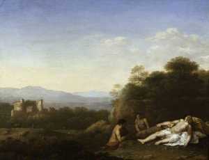 Landscape with a Satyr and Antiope ( )