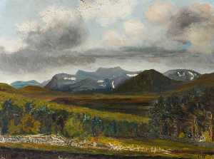 View of the Cairngorms from the Ladies Turn, Dulman Bridge