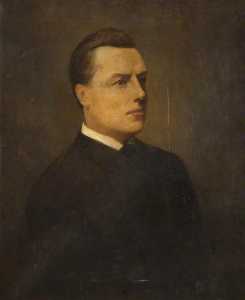 el derecho Honorable Joseph Chambelán ( 1836–1914 ) , ORDENADOR PERSONAL , MP , como un hombre joven