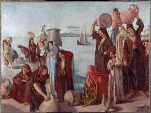 Femmes au bord du Nil