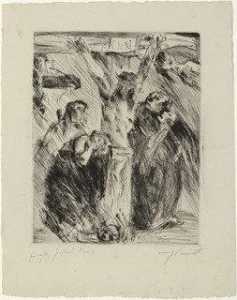 Crucifixion (After the altarpiece at Tölz) for the portfolio Compositions (Kompositionen)