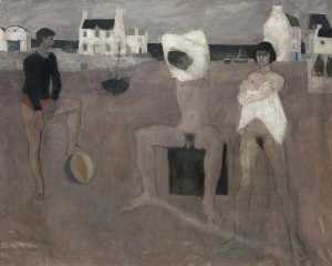 Bathers beside the Sea (recto)