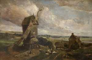 Windmill Under Repair, Coreys Mill, Hitchin