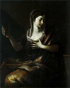 Pyrrha La Madeleine (ancien titre) Femme tenant à la main une pierre (ancien titre)