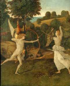 A Battle of Love and Chastity (after Gherardo di Giovanni del Fora)