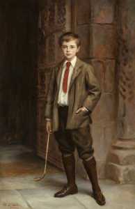 William John Montagu Watson Armstrong (1892–1972), 2nd Baron Armstrong of Bamburgh and Cragside, as a Young Boy