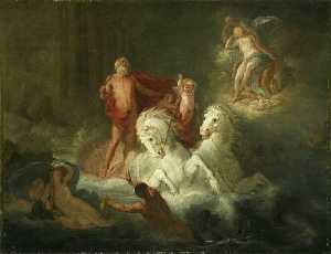 Vénus priant Neptune d'être favorable à Enée Le Triomphe de Neptune (ancien titre)