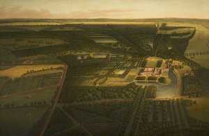 A Bird's Eye View of Dunham Massey from the North