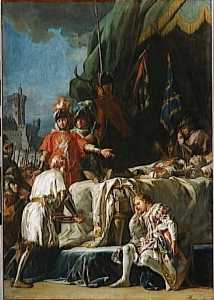 MORT DE DU GUESCLIN DEVANT CHATEAUNEUF DE RANDON.13 JUILLET 1380