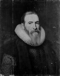 JAN VAN OLDENBARNEVELD (1547, 1619) CONSEILLER PENSIONNAIRE DE HOLLANDE HOMME D'ETAT ET DIPLOMATE A L'AGE DE 69 ANS