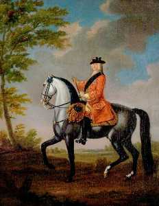 Giorgio io  1660–1727   su  cavallo