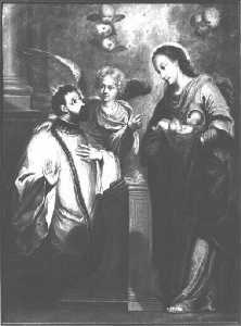 Apparition de la Vierge et de l'Enfant Jésus à saint François Xavier