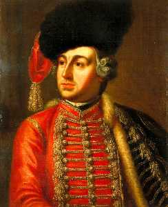 大卫 加里克 ( 1717–1779 ) , 作为 坦克雷德 在 'Tancred 和 Sigismunda' 通过 詹姆斯 汤姆森