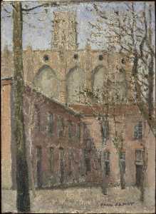 L'église des Jacobins de Toulouse au printemps