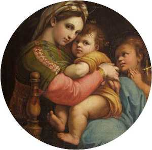 Madonna della sedia ( kopie nach Raphael )