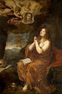 丘比特 天使 展示 维罗尼卡 圣 玛丽magadalen