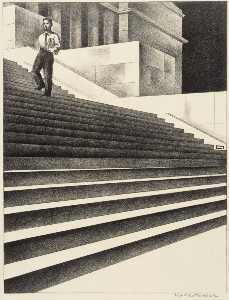 Boy on Stairway