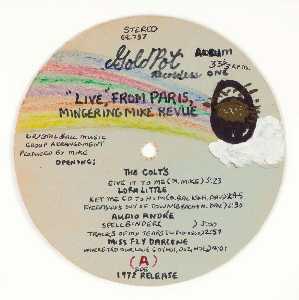 Square gold Pentola Record VIVERE , DA PARIGI , MINGERING MICROFONO RIVISTA ( Un )