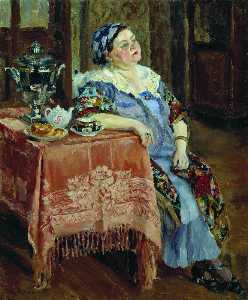 Merchant's Wife Having Tea