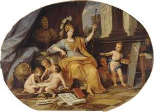 Minerva und der Künste
