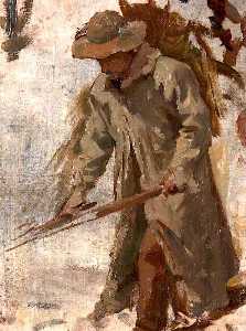 A Labourer in Fustian (study)