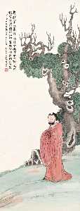 BUDDHA IN RED KASAYA