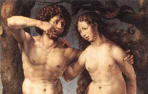 Adam and Eve (detail)