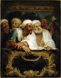 The Moroccan Ambassador and His Entourage at the Italian Comedy in Paris in February 1682