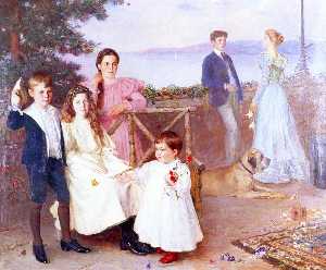 Group Portrait of the Longyear Children