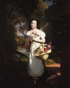 Little Girl with Flowers (also known as Amelia Palmer)