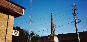 自由女神像 , 西 自由 , 爱荷华州 ,  从 投资组合 雕像 自由