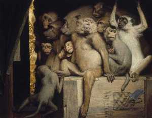 monos como  Jueces  todaclasede  arte