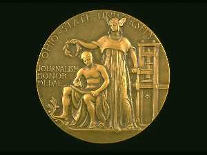 Robert Wolfe Journalism Honor Medal (obverse)