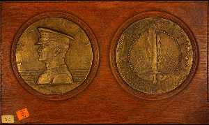 Джон J . Pershing Медаль ( лицевой )