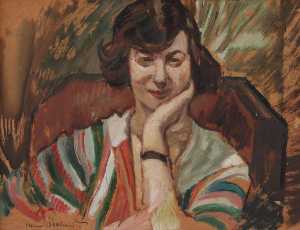 Mrs. Maria de Galarza née Runquist, Portrait Sketch