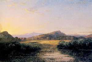 Landscape Sketch (also known as New England Scene)