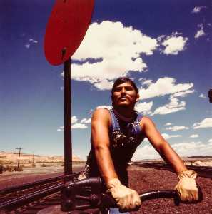 union pacific Ferrocarril Guardagujas , desde el Wyoming Documental Encuesta Proyecto