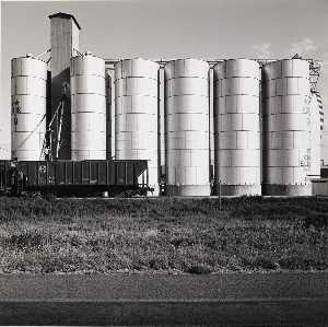 Steel Elevator, Near Ropesville, Texas, 1975